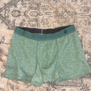 lululemon athletica Heathered Green Boxer Briefs